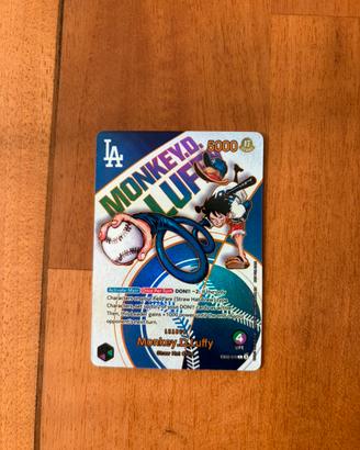 One Piece Luffy LA Dodgers EB02-010 Promo Rare