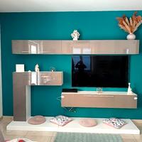 parete attrezzata moderna come nuova