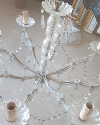 LAMPADARIO VINTAGE A GOCCIA FUNZIONANTE