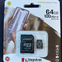 MICRO SIM SD DI MEMORIA 64gb