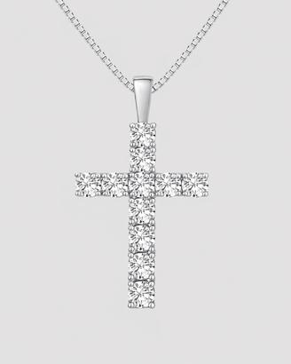 Collana Croce Moissanite in Argento 925 di Lusso