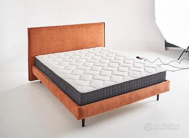 LETTO IMBOTTITO SFODERABILE CON MATERASSO160X190