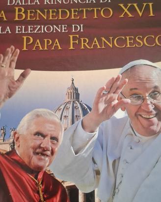 album monete francobolli Papi BenedettoX Francesco