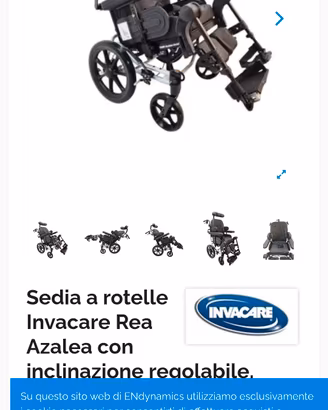 nuova sedia a rotelle basculante completa 