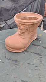 Vaso a forma di scarpone