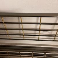 Struttura letto in ottone con cromatura nichel