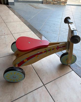 Triciclo / Bici Senza Pedali in Legno per Bambini