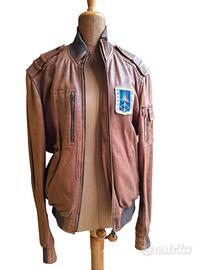 GIUBBOTTO UOME IN PELLE FRECCE TRICOLORE AVIAZIONE