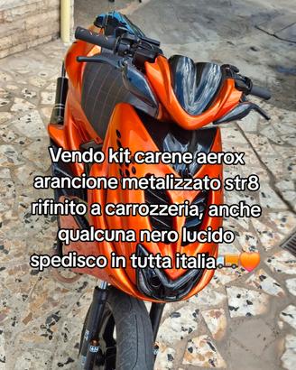 Kit completo carene aerox arancione metallizzato 