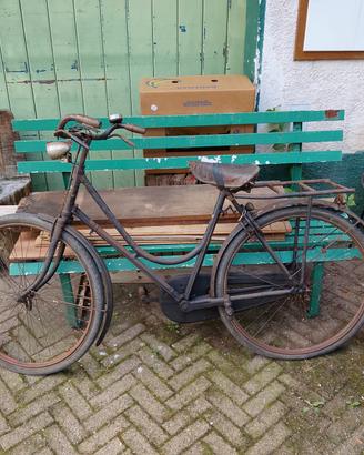 bicicletta primi '900 con freni a bacchetta 