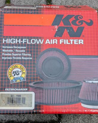 Filtro aria K&N SU-7596 sportivo, lavabile  GSX-R