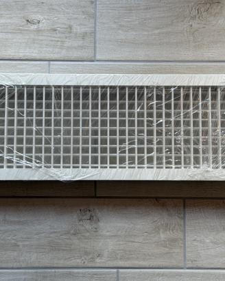 Bocchetta di mandata aria, grata 600x200 RAL 9010