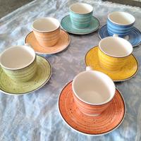 6 tazzine da caffè Tognana serie Iris Caleido