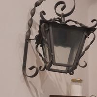 lampada ferro battuto a imperia 