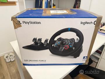LOGITECH G29 VOLANTE E PEDALIERA USATO POCHE VOLTE
