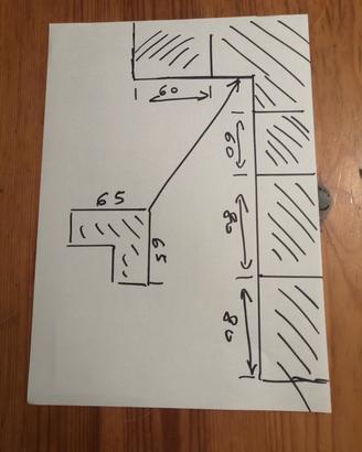 mobilio taverna in legno di pino color miele