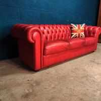 Divano Chester Chesterfield club vera pelle ingles