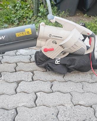 soffiatore e aspiratore giardino