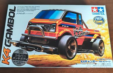 Mini 4wd K4 Gambol Silver Special