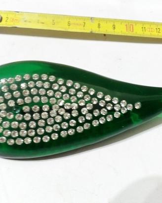 Spilla in celluloide e strass anni 50 