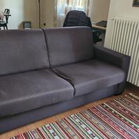 DIVANO LETTO 3 POSTI CON RETE ELETTROSALDATA