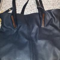 Borsa nera in ecopelle "Briciole"