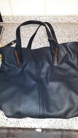 Borsa nera in ecopelle "Briciole"