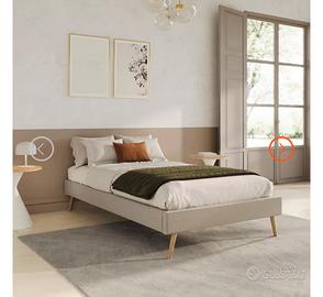 CONTORNO LETTO UNA PIAZZA EMEZZA