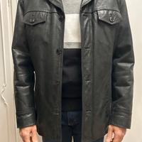 Giacca in pelle invernale uomo