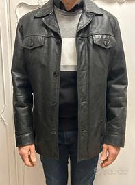 Giacca in pelle invernale uomo