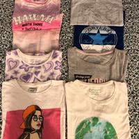 T-shirt e calzoncini bimba