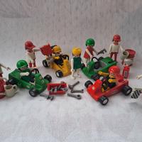 playmobil 2002 corse deluxe set + 3523 2 go karts