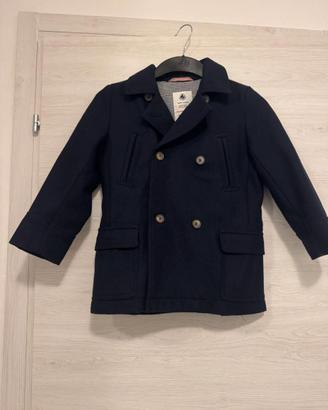 Cappotto Petit Bateau blu – 6 anni – doppio petto