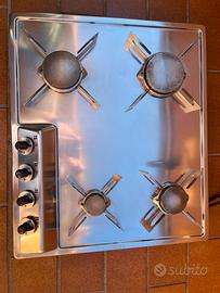 Piano Cottura Gas Alpes Inox F559-4G 60 cm