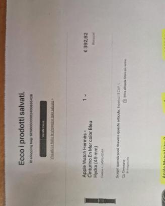 Cinturino Hermes 49 mm ORIGINALE