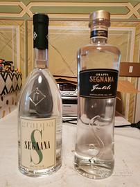2 bottiglie Grappa Segnana Gentile 70cl 40%
