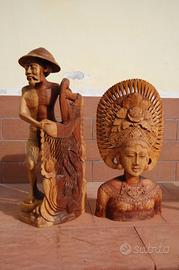 Statue divinità Indiane Buddha, Ganesh, Garuda