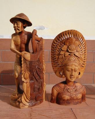 Statue divinità Indiane Buddha, Ganesh, Garuda
