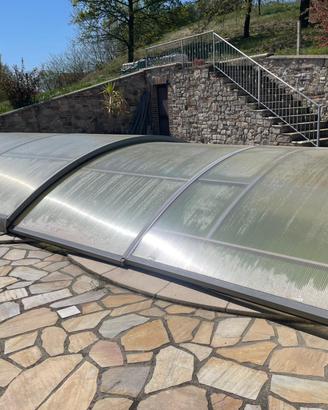 Copertura piscina rigida