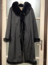 Soprabito elegante collo in  volpe