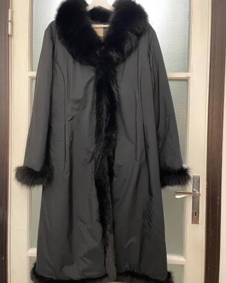 Soprabito elegante collo in  volpe