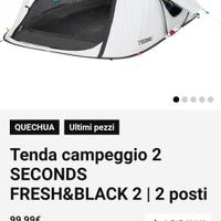 Tenda 2 seconds.