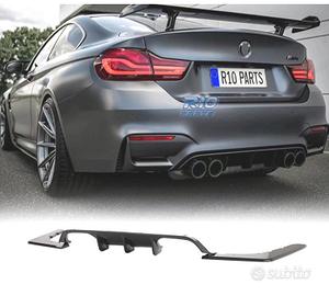 DIFUSORE BMW M3 F80 M4 F82 F83 NERO LUCIDO M PERFO