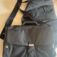 Borsa monospalla porta laptop o PC da uomo