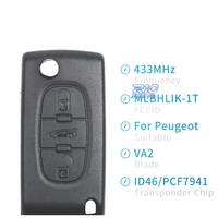 CHIAVE COMPLETA PER PEUGEOT E CITROEN VA2