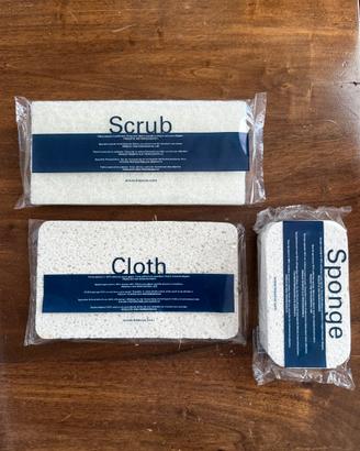 Kit spugna, panno feltro Bisazza pulizia mosaico