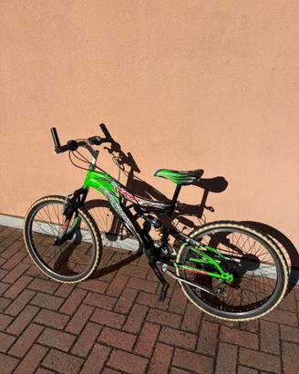 Mountain Bike Ragazzo Zarma Jump F2 24” Verde/Nera