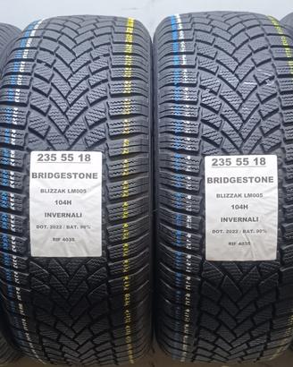 4 GOMME 235 55 18 BRIDGESTONE INV RIF4035