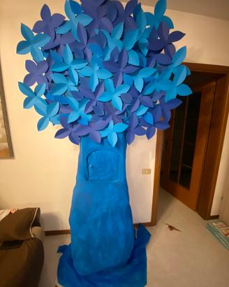 Albero azzurro