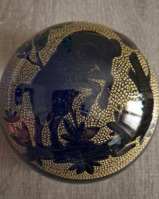 Vetro di Murano grande fermacarte vintage